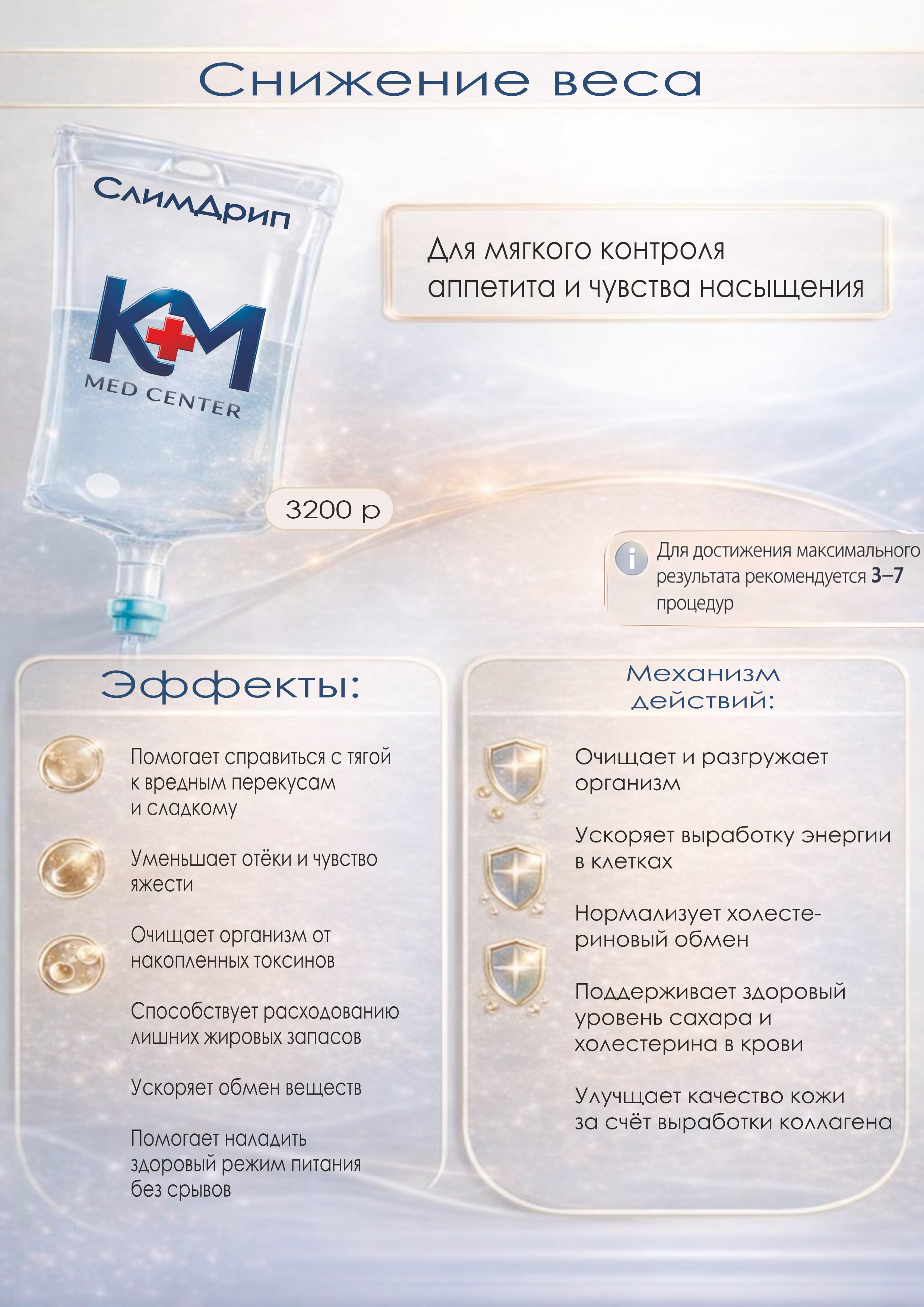Программа СлимДрип для снижения веса